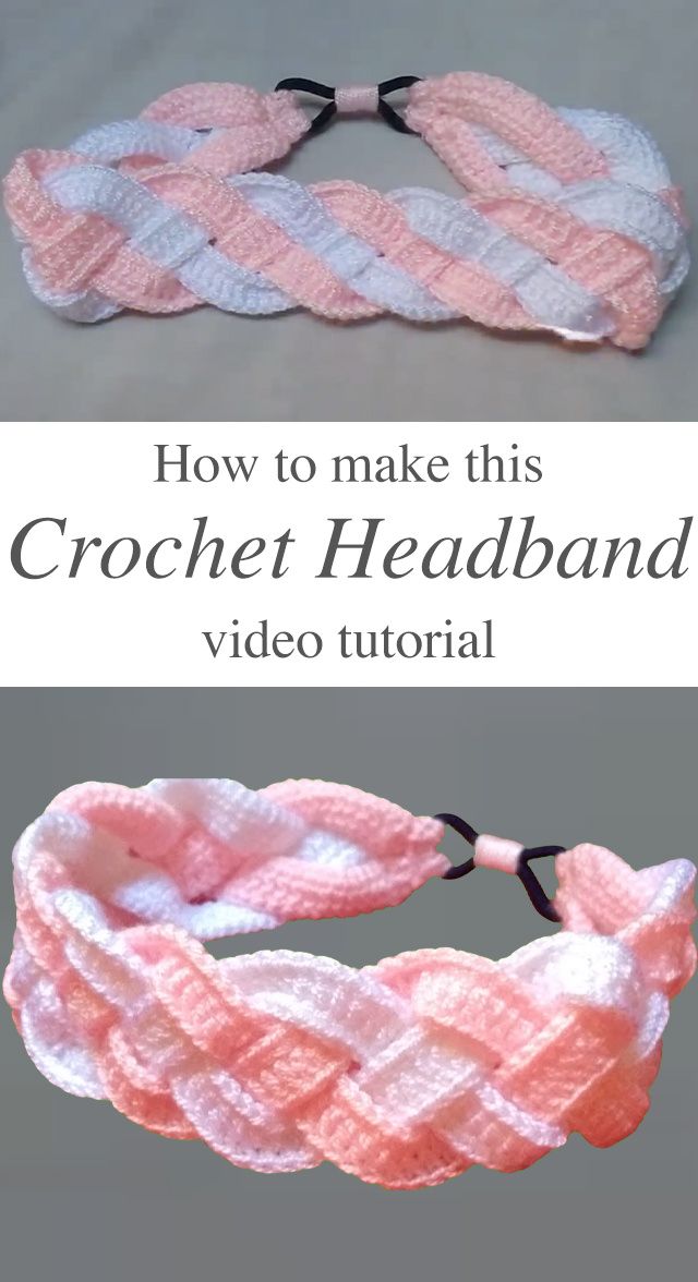 the instructions for how to make this crochet headband are easy and fun