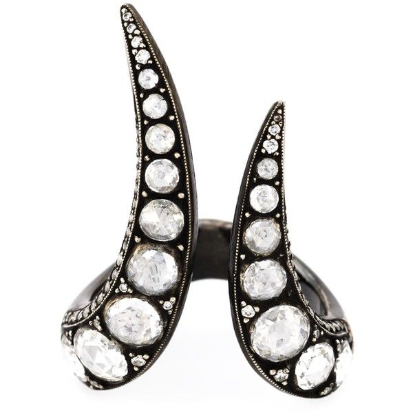 Monan 'Maleficent' ring (€10.235) ❤ liked on Polyvore featuring jewelry, rings, black, black jewelry, kohl jewelry, fine jewellery, fine jewelry and black ring Maleficent Ring, Maleficent Cosplay, Fantasy Jewellery, Kohls Jewelry, Fandom Jewelry, Jewelry Skull, Galaxy Fashion, Edgy Jewelry, Rings Black