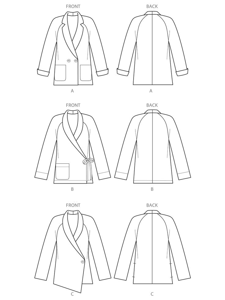 the instructions for how to wear a blazer and jacket in three different styles, including one