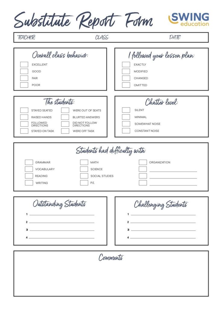 the subsite report form is shown