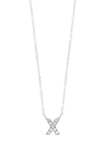 This handcrafted necklace brings polished personality to your stack with a diamond-lined initial pendant. 18" length Total diamond weight: 0.04ct. Color: G Clarity: VS 18k gold/diamond Imported >Diamond Guide Elegant Sterling Silver Diamond Necklace With Initial Pendant, Fine Jewelry Diamond Initial Pendant Necklace, Fine Jewelry Diamond Necklace With Initial Pendant, Luxury Sterling Silver Initial Pendant Diamond Necklace, Luxury Sterling Silver Diamond Necklace With Initial Pendant, Luxury White Gold Initial Pendant Necklace, Elegant Diamond Necklace With Initial Pendant, Formal Diamond Necklace With Initial Pendant, Elegant White Gold Initial Pendant Necklace