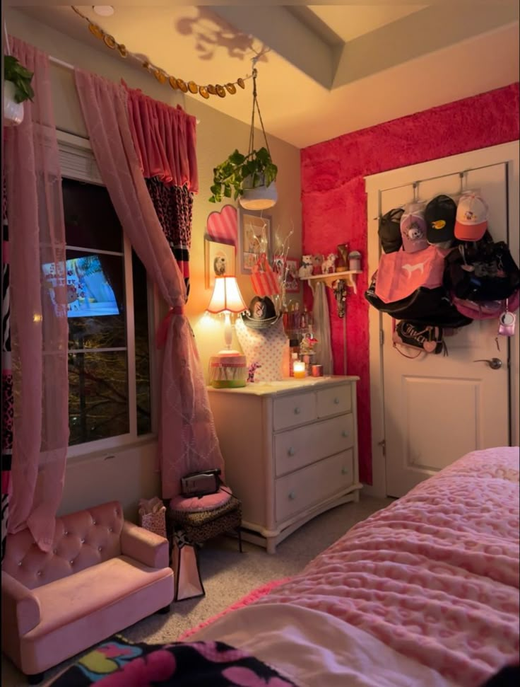 Y2K room, y2k aesthetic, Mcbling room, Mcbling, bimbo, bimbocore, bimbo room, playboy, hello kitty, early 2000s room, coquette, coquette room Early 2000s Bedroom Ideas, 2012 Bedroom Aesthetic, 2000s Y2k Aesthetic Room, Y2k Bedframe, Myspacemama Room, Bedroom 2000s Aesthetic, Early 2000 Bedroom, Y2k Coquette Room, 2000s Room Inspiration