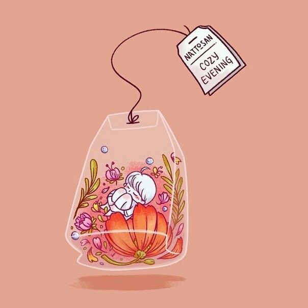 an illustration of a glass bag with a cartoon character on it and a tag hanging from the top