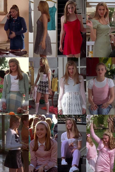 Cher Horowitz Style, 90s Girl Fashion, Look 80s, Cher Clueless, Clueless Fashion, Cher Horowitz, Makeup Tip, Alicia Silverstone, 90s Inspired Outfits