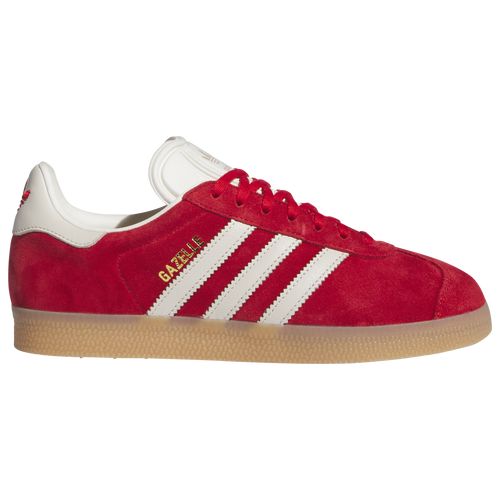 adidas Originals Gazelle | Foot Locker Casual Tennis Shoes Women, Red Sambas, Gazelle Adidas, Casual Tennis Shoes, Adidas Originals Gazelle, European Shoes, St Valentine, Tennis Sneakers, Red Adidas