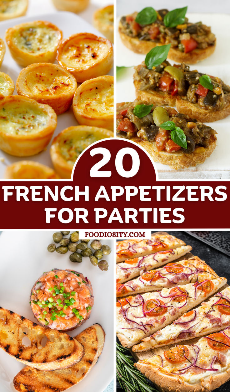 20 french appetizers for parties