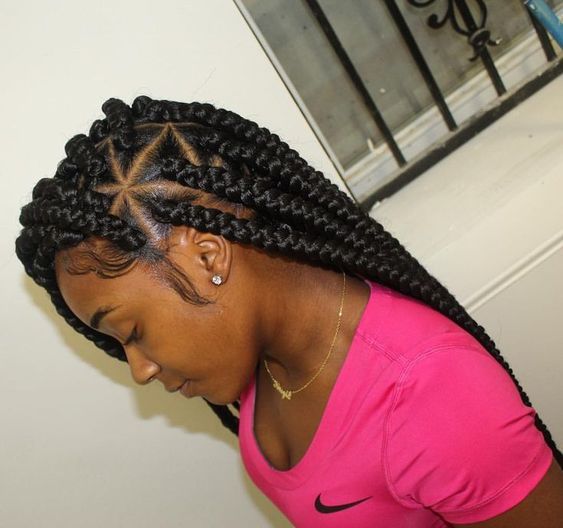 Braided Hairstyles to Try Triangle Box Braids, Blonde Box Braids, Big Box Braids, Jumbo Box Braids, Short Box Braids, Braids Twist, Box Braids Hairstyles For Black Women, Braided Styles, Box Braids Styling