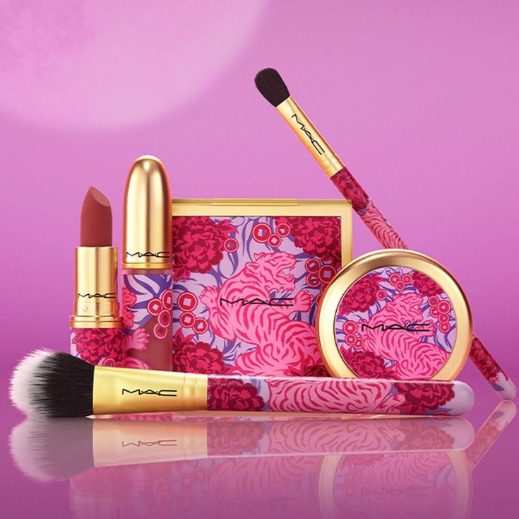 mac cosmetics lunar new year 2022 lunar luck makeup collection beauty Mac Perfume, Kiss Lipstick, Fortune Favors The Bold, Makeup News, Lashes Mascara, Blending Brush, Fancy Makeup, New Year 2022, Year Of The Tiger