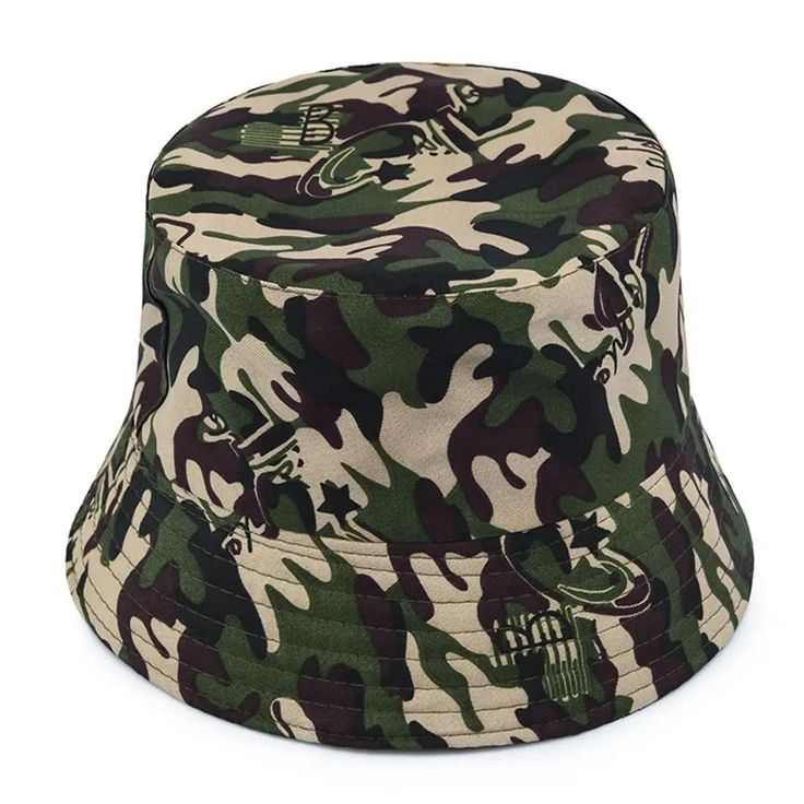 Elevate your outdoor style with our Camo Bucket Hat, the perfect blend of functionality and fashion. Whether you're hiking, fishing, or simply enjoying a sunny day, this hat provides the ultimate protection and a stylish look. Key Features: Durable Material: Crafted from cotton and polyester to ensure long-lasting wear and comfort. Classic Camo Design: Features a timeless camouflage pattern that blends seamlessly with natural surroundings, making it perfect for outdoor adventures. Wide Brim: Off Camo Bucket Hat, Brimless Hat, Summer Fishing, Slim Fit Sweater, Hat Wide Brim, Winter Fashion Coats, Camo Designs, Mens Winter Coat, Hat Men