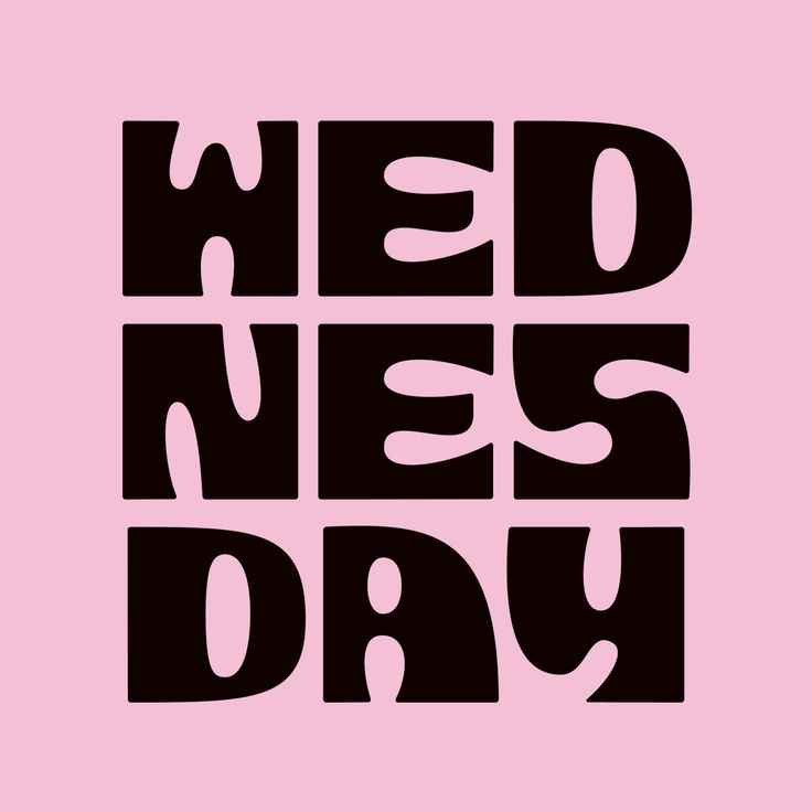 the words med nesss day are black and white on a pink background, in bold font