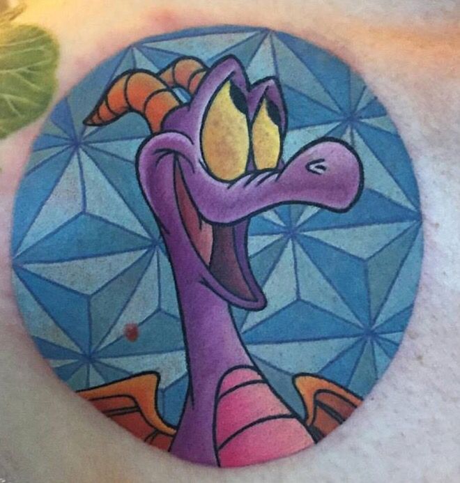 an image of a cartoon character on the chest