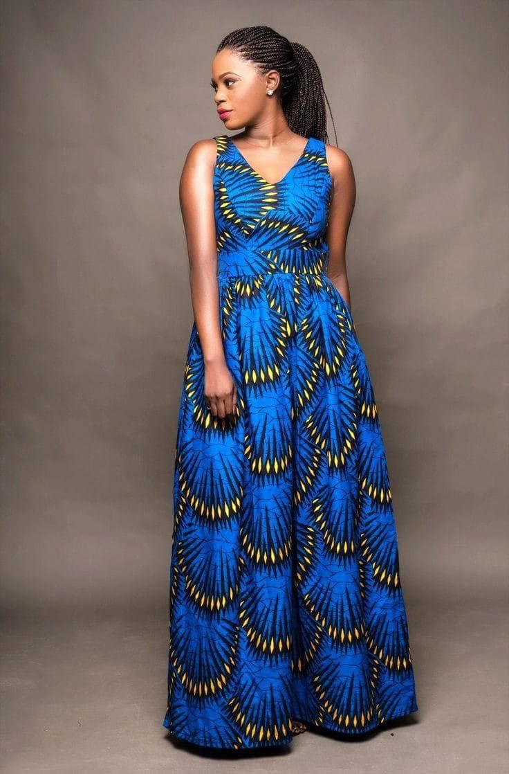 "Beautiful African print dress perfect for weddings, baby showers , bridals , birthday and any occasion you plan to look your best in.  Made Quality 100% percent African print fabric, Ankaras  Care: Wash with mild detergent. Do not bleach This is custom made for you, so you are welcome to request any customization or changes. You may provide your measurements if you have it. Otherwise our sizes are very accurate. Just choose your right size while ordering. Please note that this is tailored to you, the exact fabric might not be available at the time of your order, if so a similar fabric will be used or you can select from the  given lots of fabric options we've provided to choose from. Please send us a fabric of choosing so as not to delay your order .  Size Chart  XS (US 2, UK 6) Bust: 33. African Birthday Dress, African Midi Dress, Ankara Prom Dress, Ankara Maxi Dress, Midi Dress For Women, Dress Ankara, Afrikaanse Mode, African Wedding Dress, African Maxi Dresses