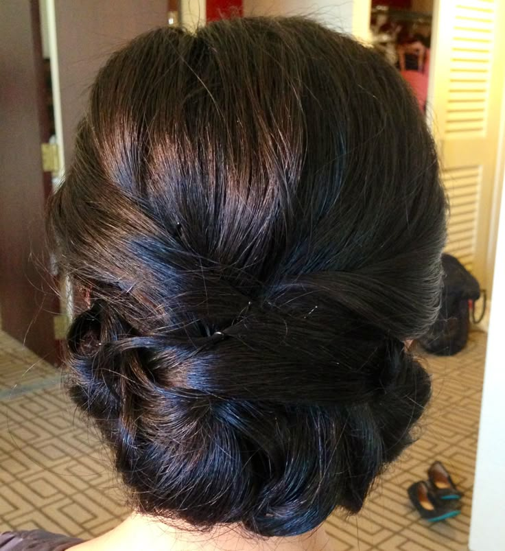 Wedding updo, wedding hair, updo, classic updo, chignon, asian bridal hair Asian Bridal Hair, Wedding Reference, Weddings Idea, Formal Hair, Wedding Hair Ideas, Wedding Hair Styles, Hairstyles Women, Bridal Hairstyle, Low Bun