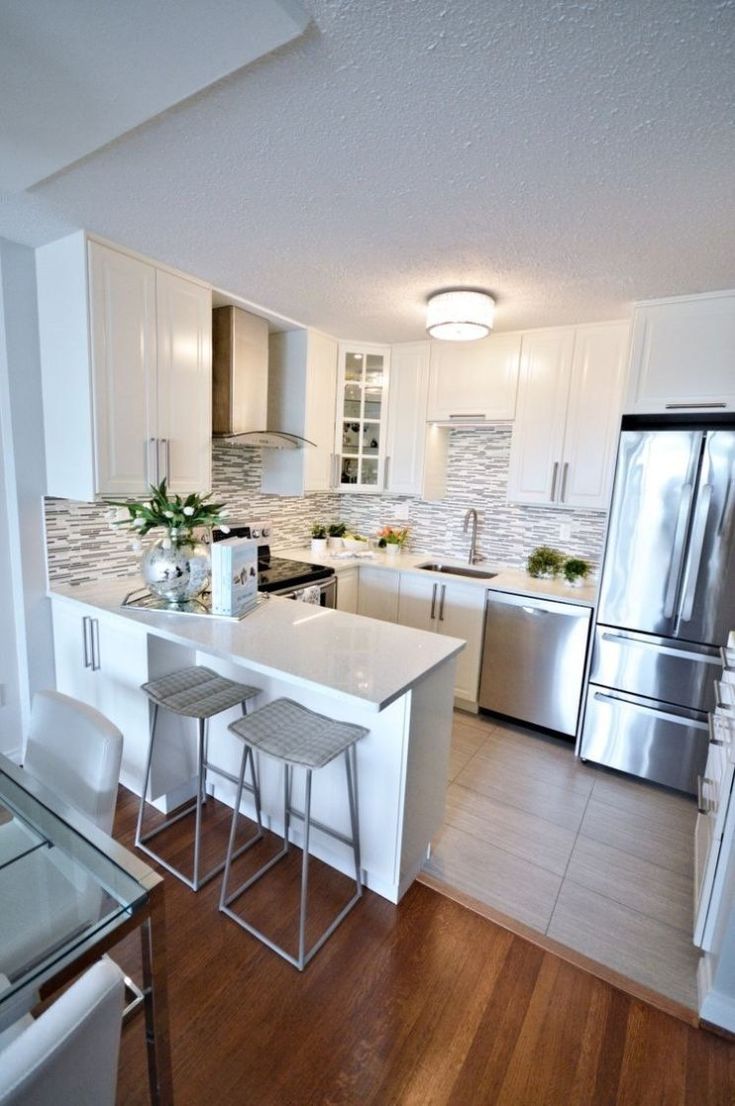 the kitchen is clean and ready for us to use in its new owner's home