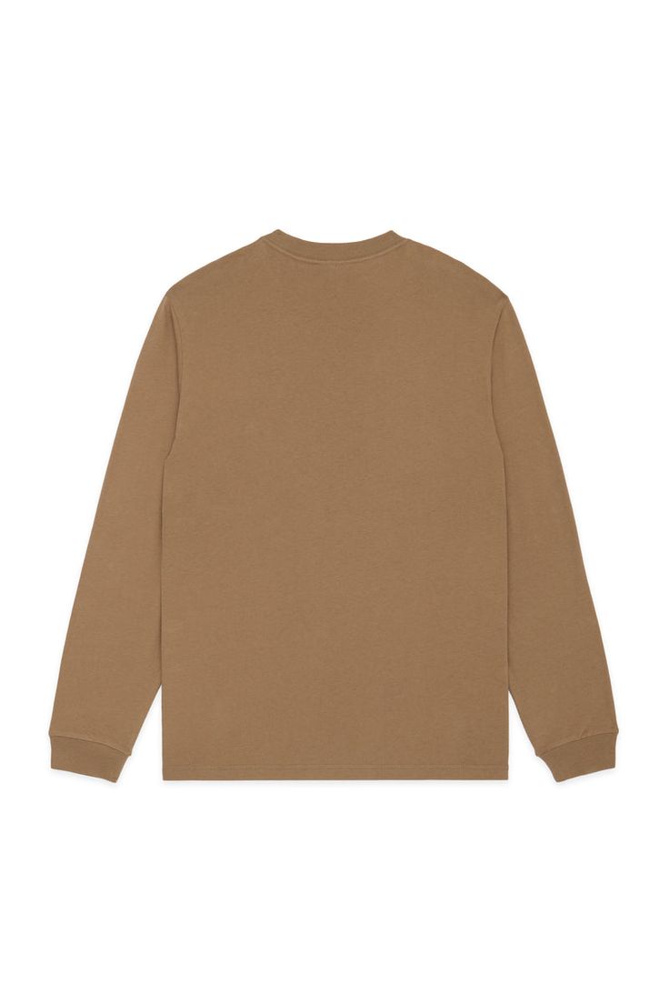 Classic Long Sleeve Pocket Tee - Teddy Fresh Casual Cotton Henley For Winter, Casual Cotton Henley For Fall, Casual Long Sleeve T-shirt With Ribbed Collar, Casual Ribbed Collar T-shirt For Fall, Casual Fall T-shirt With Ribbed Collar, Cotton Long Sleeve T-shirt With Ribbed Collar, Cotton Relaxed Fit Henley For Fall, Relaxed Fit Cotton Henley For Fall, Relaxed Fit Long Sleeve T-shirt With Ribbed Collar