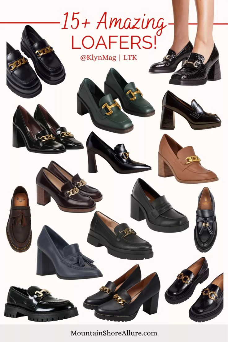 Love a heeled loafer for a busy work day! They look great with everything! Fall shoes 2023, loafers, loafer pumps outfit classy, lula patent loafer pumps, loafer pumps style, fall fashion 2023 trends, fall work shoes women, fall work shoes women the office #LTKshoecrush #LTKSeasonal #LTKworkwear Loafer Pumps Outfit, Fall Work Shoes, Work Shoes Women The Office, 2023 Loafers, Heeled Loafers Outfit, Loafers For Women Outfit, Ltk Creator, Fall Fashion Boots, Pumps Outfit