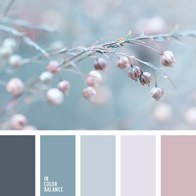 the color scheme is blue and gray, with white berries on it's branches