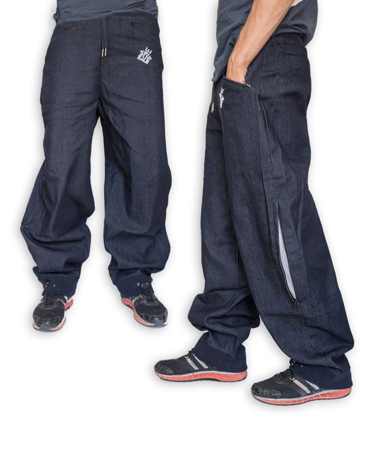 Trousers belonging to the We Kings Of Moves Collection.  Loose and baggy for freedom of movements. Great for hip hop or parkour. The trousers feature: - side zip pockets - back zip pocket - leg ventilation / extra bagginess zips - adjustable string on ankle cuff - back and front embroidery MATERIAL:70% cotton / 30% polyester, 200 gsm COLOR: blue denim replica ORNAMENT:Wefew logo and tag embroidery SIZE CHART: For the sizes please check the last picture of this product for reference.  MEASUREMENTS shown in CM:  a - Waist: XS 35, S 37, M 39, L 41  b - Leg width: XS 30, S 31, M 33, L 35  c - Length: XS 103, S 108 , M 113, L 114 STYLE: denim replica baggy pants Hip Hop Bottoms With Pockets For Sports, Hip Hop Sports Bottoms With Pockets, Hip Hop Streetwear Jeans Full Length, Hip Hop Streetwear Full Length Jeans, Baggy Urban Cargo Jeans For Outdoor Activities, Sporty Baggy Jeans For Streetwear, Straight Leg Pants With Zipper Pocket For Streetwear, Hip Hop Baggy Sports Pants, Hip Hop Style Cargo Pants For Sports