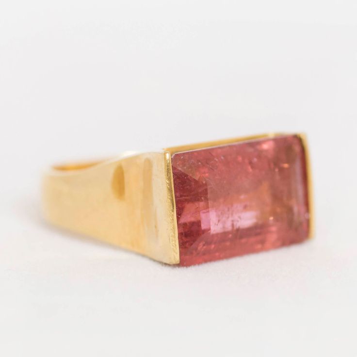 "𝗪𝗔𝗡𝗧 𝟭𝟬% 𝗢𝗙𝗙 𝗧𝗢𝗗𝗔𝗬? Get your code at https://bit.ly/2Jlkfoz (Just copy and paste that into your browser.). --------------------------------------------------------------- If you love pink this ring is clearly for you. The inclusions in the stone will just mesmerize you when this dramatic ring sparkles on your finger. This 14k gold pink tourmaline ring was designed so that the rectangular gem was truly the prominent feature, set in a unique setting which enhances its boldness. The Modern Pink Gemstone Rings, Modern Pink Ruby Ring For Anniversary, Rectangular Tourmaline Gemstone Ring, Pink Tourmaline Gemstone Rings, Pink Tourmaline Birthstone Ring, Modern Pink Ruby Ring As A Gift, Modern Pink Ruby Ring For Gift, Engagement Ring Pink, Pink Gemstones Ring