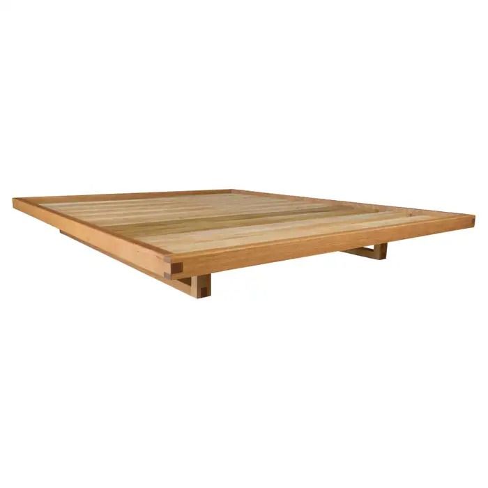 a wooden table top on a white background