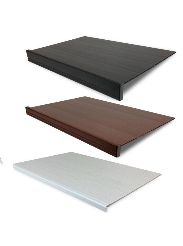 three different types of wood and metal sheets