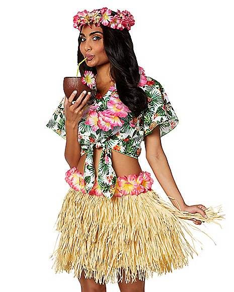 Hula Girl Costume, Hawaiian Party Dress, Luau Party Dress, Hawaii Costume, Hawaiian Outfit Women, Luau Costume, Hawaiian Party Outfit, Hawaiian Fancy Dress, Camp Themes