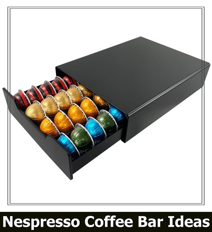 Coffee Pods Holder, Nespresso pods holder Storage Drawer Compatible with Nespresso Vertuo Capsules Dolce Gusto and K-Cup, Capsule Storage Drawer Organizer 24-40pods Nespresso Pod Storage Ideas, Nespresso Pod Storage, Nespresso Coffee Bar Ideas, Nespresso Coffee Bar, Nespresso Pod Holder, Nespresso Pod, K Cup Storage, Coffee Capsule Holder, Pod Storage