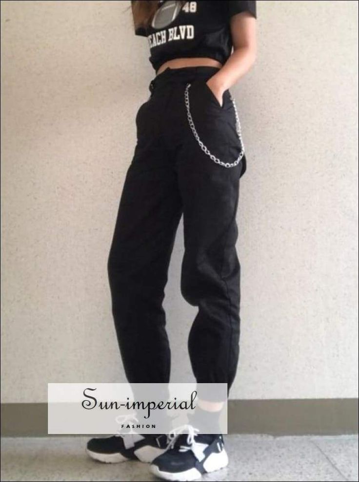 Gender:Women Material:Acetate Material:Polyester Material:COTTON Length:Ankle-Length Pants Style:Streetwear Fit Type:Loose Fabric Type:Broadcloth Closure Type:Zipper Fly Decoration:Fake Zippers Decoration:vintage Decoration:Pockets Decoration:Button Pattern Type:Solid Waist Type:High Front Style:Flat Pant Style:Cargo Pants sun-imperialelastic pants Size waist length hip / cm cm cm / S 62-72 99 88 / M 66-76 100 92 / L 70-80 101 96 / "Please allow slight 1-3 cm difference due to manual measurement Imperial Fashion, Joggers Women, Flat Pant, Khaki Trousers, Pants Streetwear, Streetwear Fits, Pants Cargo, High Waist Pants, Loose Fabric