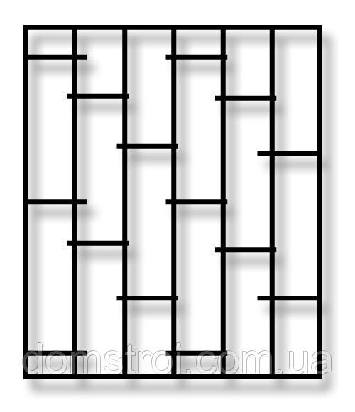 a black and white photo of a grid pattern on the side of a window frame