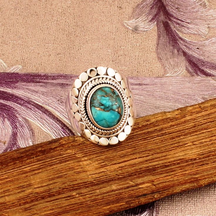 #Mother's Day gift itemsNote: Due to the natural formation of this gemstone. Slight variation in design and color are to be expected. Turquoise Middle Finger Ring 925-Silver Sterling Ring Blue Copper Turquoise Gemstone Ring Charm Ring Simple & Handmade Ring Use 925 Sterling Silver Handmade Crafting Work Vintage Solid Silver large Boho Designs Antique Silver 925 ETSYCYBER2021 OFFER ETSYCYBER2021ETSY ONLINE SELL 2021 TOP SELLING ITEM GIFT FOR YOU #Discover something unique #Handmade ring ''Spr Vintage Nickel-free Turquoise Ring As Gift, Vintage Turquoise Gemstone Ring For Gift, Turquoise Spiritual Jewelry For Anniversary, Spiritual Turquoise Jewelry For Anniversary, Spiritual Turquoise Ring In Sterling Silver, Spiritual Sterling Silver Turquoise Gemstone Ring, Spiritual Sterling Silver Turquoise Ring, Unique Turquoise Ring With Natural Stones For Gift, Vintage Sterling Silver Turquoise Ring For Gift