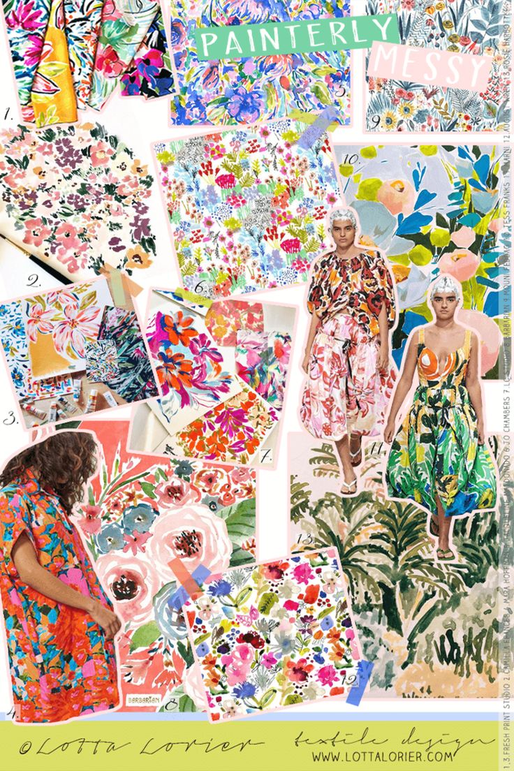 a collage of images with flowers, plants and people in the middle of them