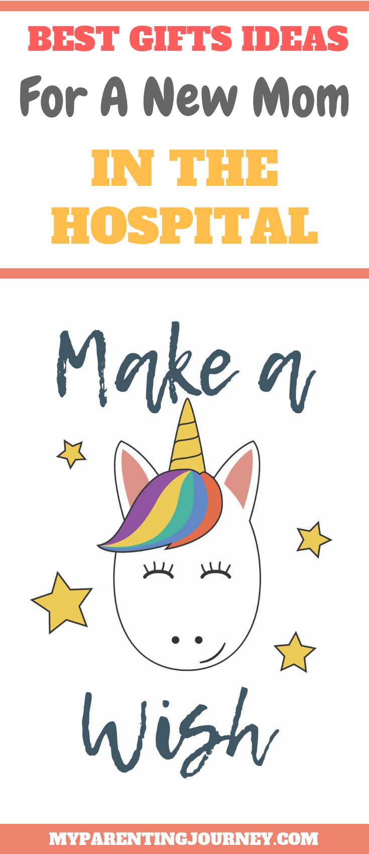 the best gifts for a new mom in the hospital make a wish card with an unicorn