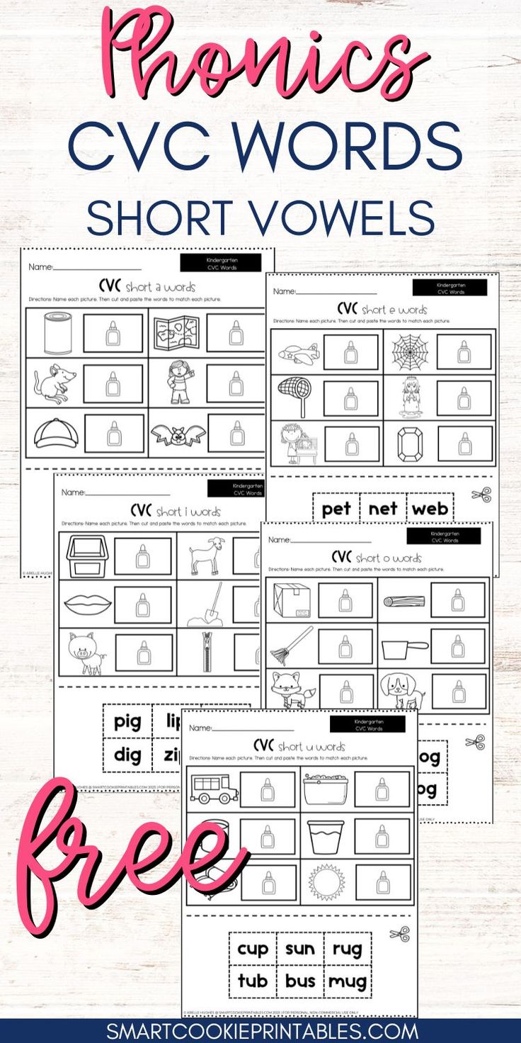 5 CVC worksheets freebie Short E Cvc Words, Cvcc Words Worksheets, Science Of Reading Kindergarten, Cvc Words For Kindergarten, Christian Preschool Curriculum, Cvc Worksheets Free, Word Families Worksheets, Short I Worksheets, Short A Worksheets