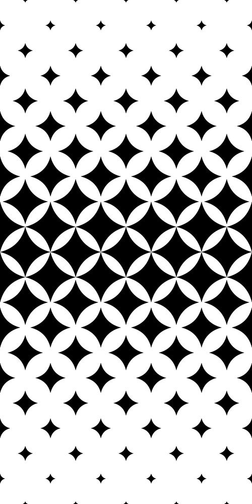 an abstract black and white pattern with diagonals in the center, on a white background