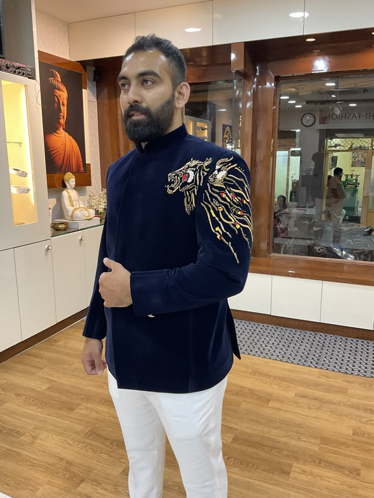 Jodhpuri Hand Work Design, Designer Wedding Suits For Men, Lehenga Color Combinations, Indian Wedding Suits Men, Sherwani For Groom, Men Sherwani, Mens Indian Wear, Kalamkari Dresses, Kids Dress Boys