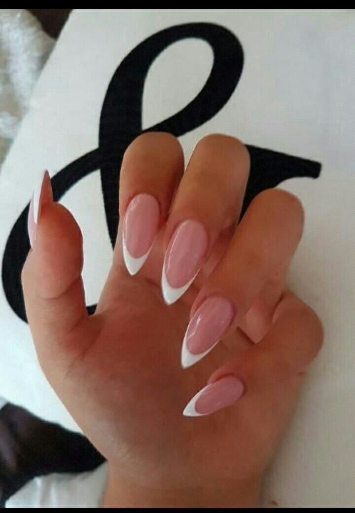 Steletoes Nails French Tip, French Tips Stiletto Nails, Stiletto French Nails, French Nails Stiletto, Stiletto French Tip Nails, Nails Kurz, French Tip Stiletto Nails, French Stiletto Nails, Ongles Gel French