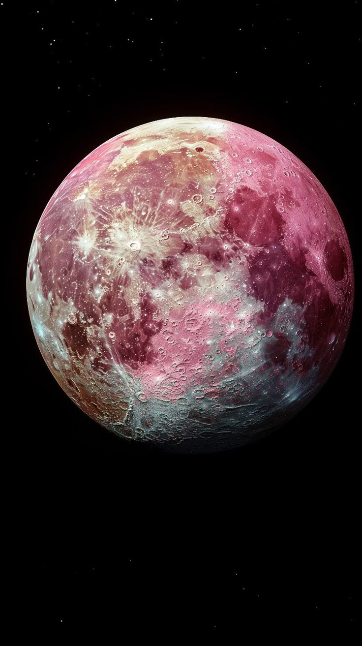 an image of the moon taken from space