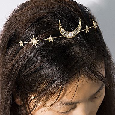 Diadem Wedding, Modern Dans, Bridal Crown Tiara, Crown Aesthetic, Cheap Hair Products, Coron, Gold Moon, Tiny Diamond, Head Piece