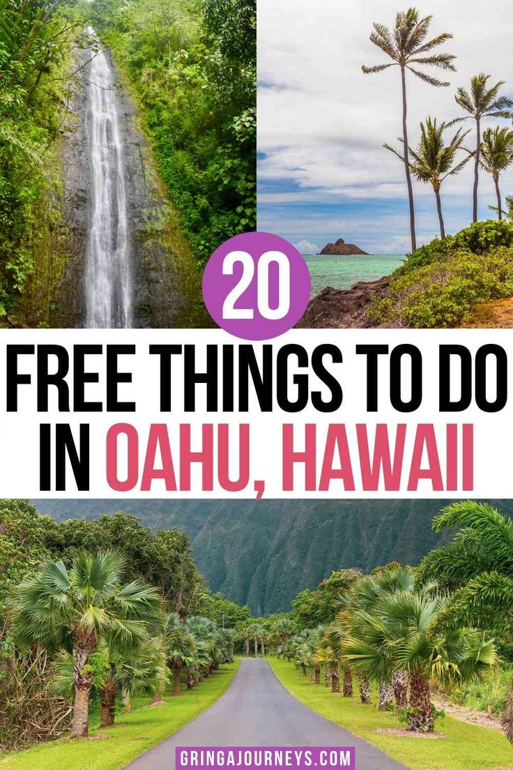 the top 20 free things to do in oahuu, hawaii