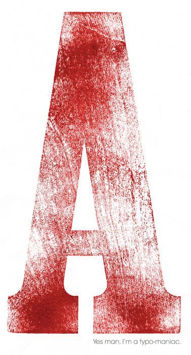 the letter a is drawn in red ink