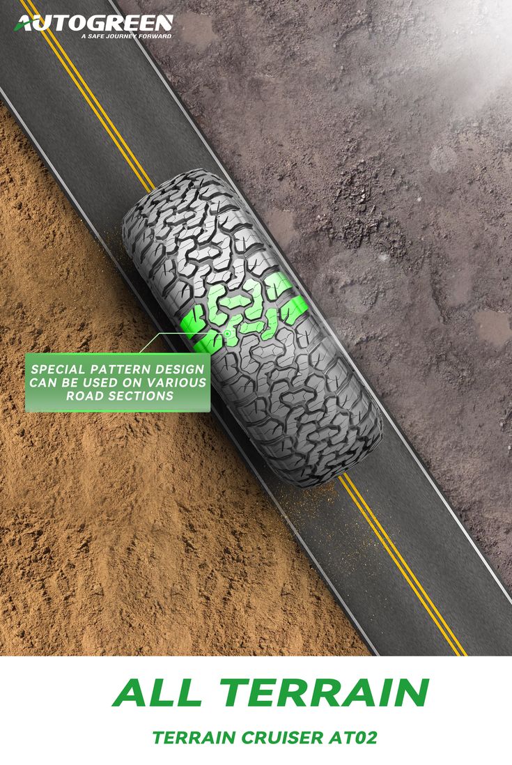 For drivers who brave rugged terrains, our tire fearlessly declares: "Not afraid of obstacles."

3. Experience Comfort in Every Journey. Our advanced shock-absorbing structure turns every journey into a joyride, whether you're cruising the city streets or blazing through the backcountry. Say goodbye to road noise and hello to comfort perfection!

#autogreen #OffRoadTyres #tyretrade #tyrecompany #tyredistributor #tyre #tire

Web: https://www.autogreentyre.com/
Email: info@chinese-tyres.com Kumho Tires, 4x4 Tires, Suv 4x4, Tires For Sale, Winter Tyres, Performance Tyres, Safe Journey, All Season Tyres, All Terrain Tyres