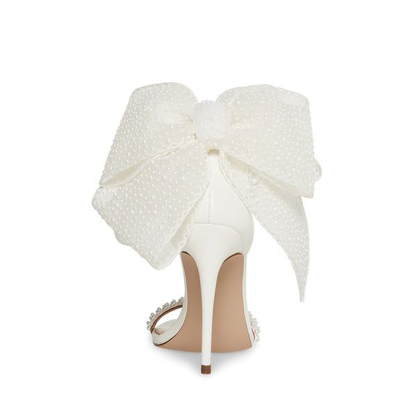 BENNI White Pearl Bow Heel | Women's Heels – Steve Madden Pearl Ornaments, Heels Steve Madden, Statement Shoes, Steve Madden Store, Pearl Bow, Apparel Merchandising, Statement Shoe, Pink Men, Bow Heels