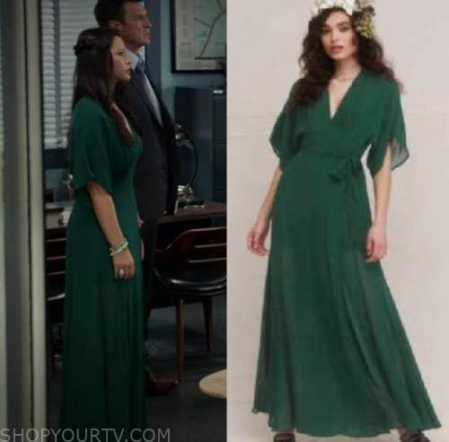 The Rookie: Season 4 Episode 1 Lucy's Green Dress | Shop Your TV Lucy Chen Green Dress, The Rookie Outfits, Lucy Chen Outfits, Lucy Chen, Movie Inspired Outfits, Jumpsuit Outfits, The Rookie, Fashion Tv, Curvy Outfits