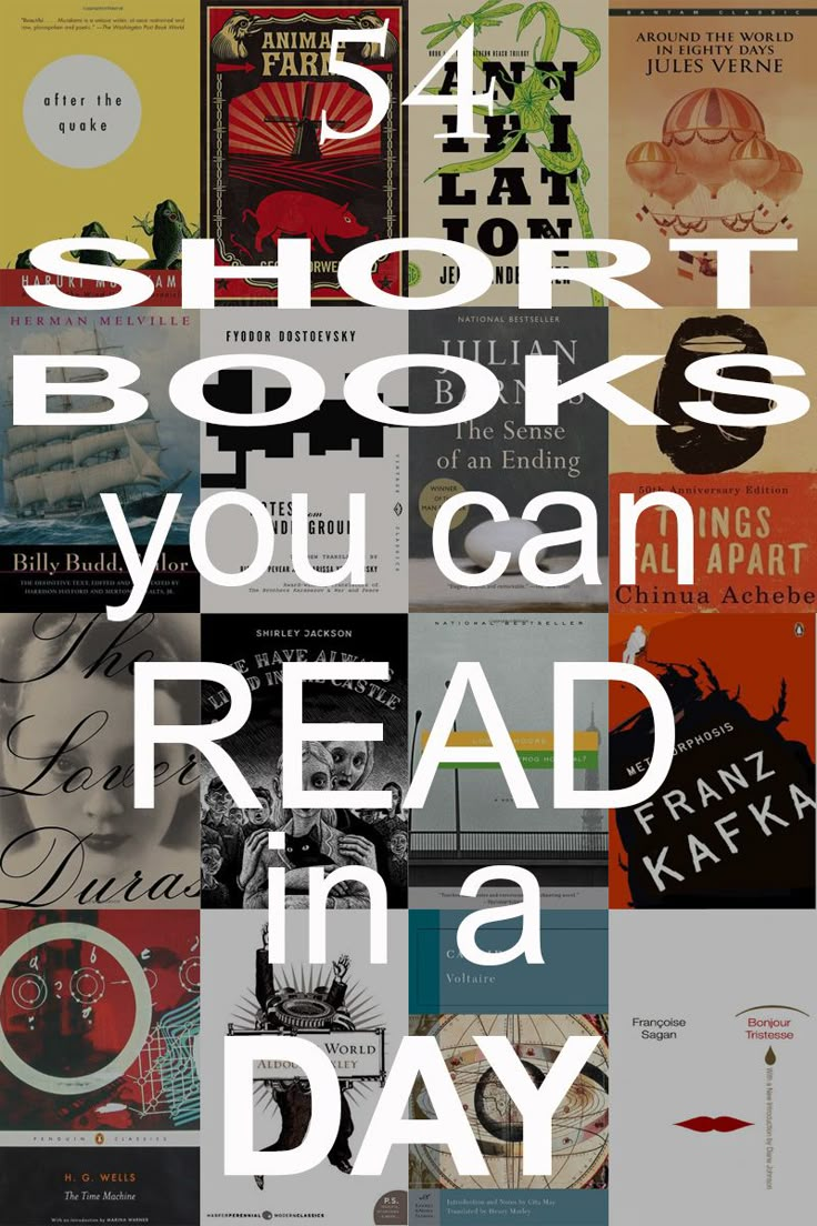 there are many different books in this collage with the words 5 short books you can read in a day