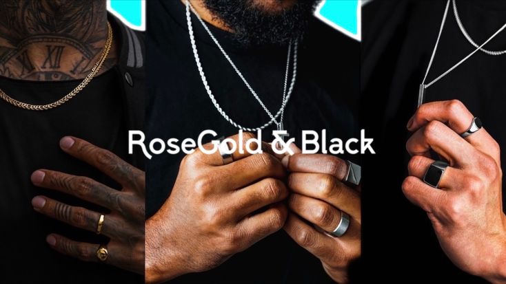 RoseGold & Black