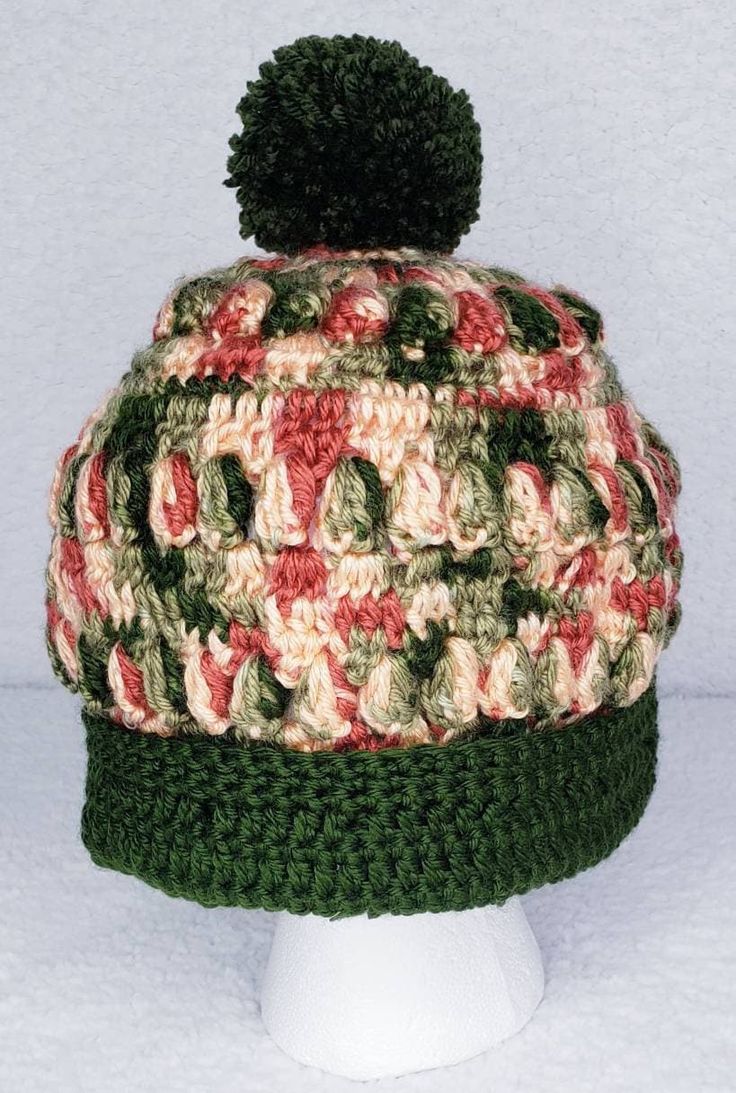 Handmade crochet multi color green winter beanie, soft texture, warm material 100 % Acrylic  Diameter: 22" https://www.etsy.com/shop/LoopsOwnDesign Green Knitted Beanie Hat, Hand Knitted Green Acrylic Beanie, Handmade Green Crochet Hat, Casual Style, Green Knit Beanie, Green Winter Beanie Cap, Green Beanie Cap For Winter, Green Warm Winter Hat, Green Acrylic Yarn Cap, Warm Green Cap