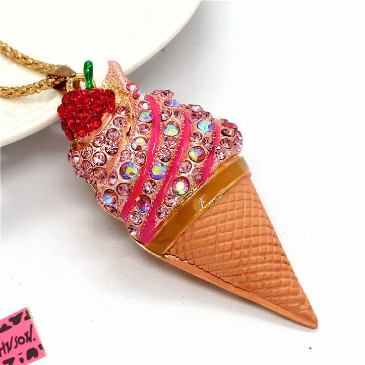 Condition: 100% Brand New Quantity: 1 Pc Chain Length: 27.5 Inches Pendant: 7.3cm x 3.3cm 1 Inch=2.54 cm New Fashion Women Strawberry Ice Cream Pink Rhinestone Pendant Chain Necklace Condition: 100% Brand New Quantity: 1 Pc Chain Length: 27.5 Inches Pendant: 7.3cm x 3.3cm 1 Inch=2.54 cm PaymentShippingReturnsAbout usContact us Payment I only support paypal payment. Hope to receive your payment within 5 days. Shipping Items will be shipped within 1 business days after the payment clearing from HongKong Post Office .. Items were sent out before14:00 CTTevery working day(Monday-Saturday)as soon as you pay for it at that day.It usually takes15working days-30 daysto arrive. Note：7-14days to USA with Tracking number Country Deliver Time Working days ( not including holiday) 5-7 8-14 15-18 19-22 Ice Cream Pink, Polymer Clay Resin, Strawberry Ice Cream, Pink Rhinestones, Fashion Jewelry Necklaces, Chain Lengths, Fashion Watches, Chain Length, Clothes Accessories