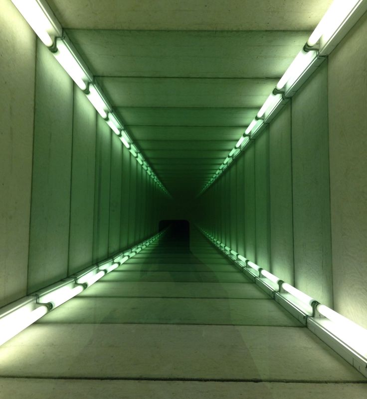 the light at the end of the tunnel is green