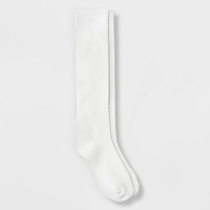 These Women's Knee High Socks from Xhilaration perfectly fit around your legs to highlight your form. You can pair this with a pair of denim shorts or knee-length skirts to complete your look. Color: White. Gender: female. Age Group: adult. Pattern: Solid. Material: Recycled Polyester. Spring Knee-high Tights, Casual White Tights For Spring, Fitted Cotton Tights For Fall, Stretch Cotton Solid Color Hosiery, Cotton Stretch Solid Color Hosiery, Trendy Fitted Knee-high Socks, Trendy Fitted Knee-high Stockings, Casual Thigh-high Tights For Spring, Fitted Over-the-knee Socks For Spring