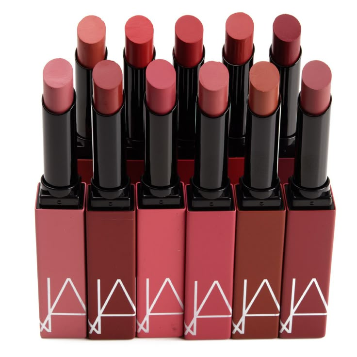 Designer Lipstick, All Lipstick Shades, Lip Sticks, Matt Lipstick, Nars Lipstick Swatches, Lipsticks, Nars Matte Lipstick, Nars Powermatte Lipstick, Nars Banned Red Lipstick